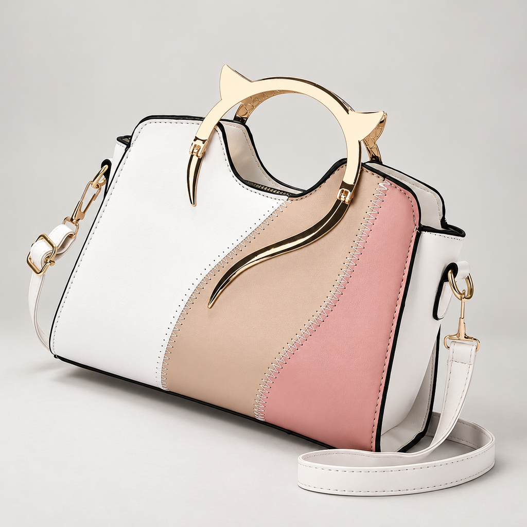 Ottilie Whitcombe Women’s Cat Handle Satchel Handbag