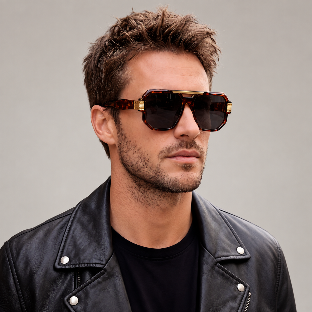 William Square Frame Sunglasses