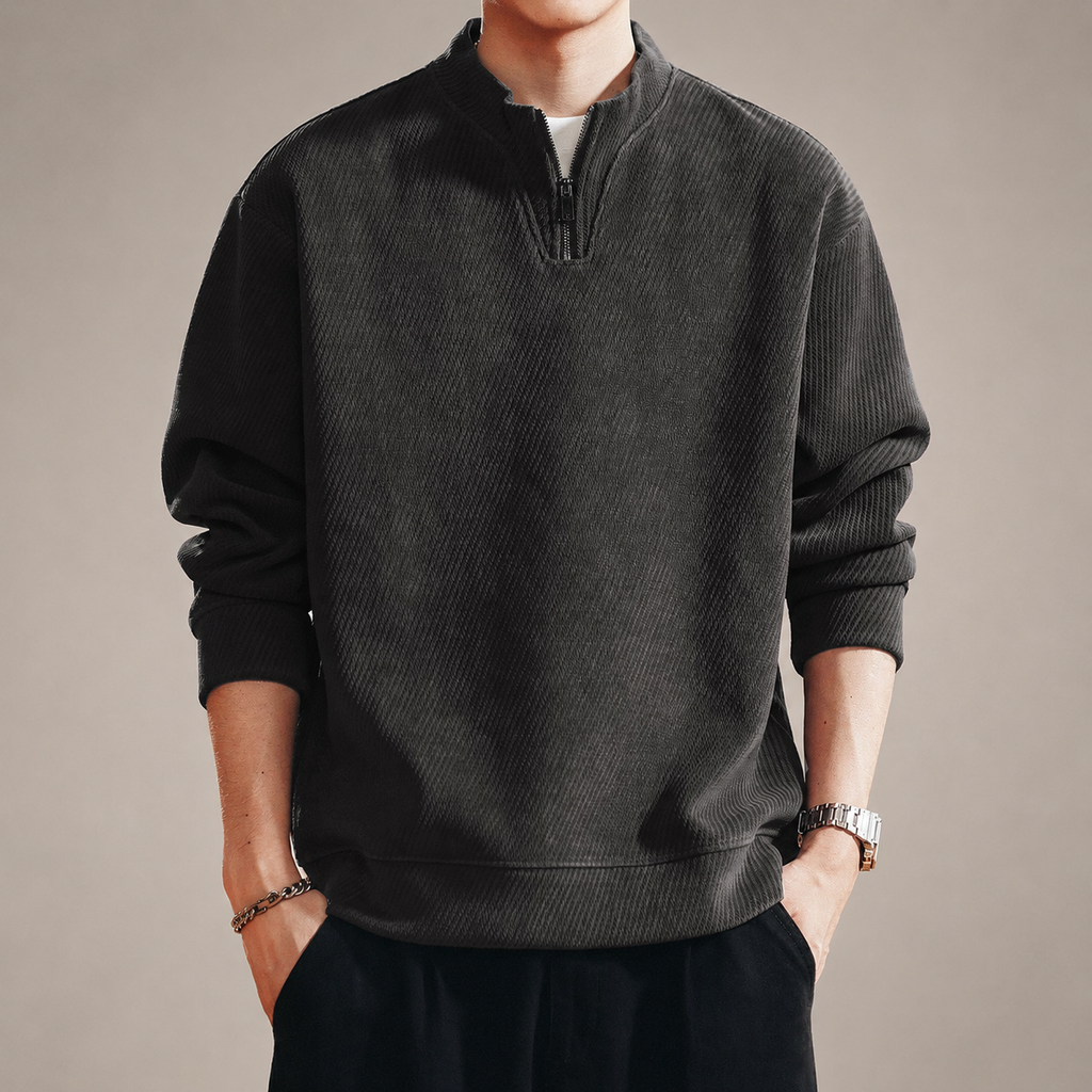 Windsor Men’s Textured Quarter-Zip Pullover