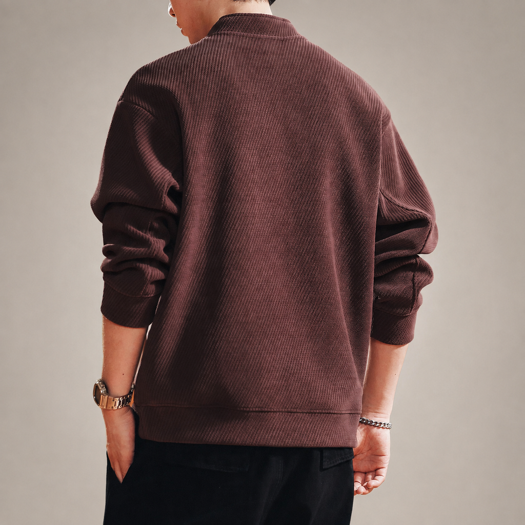 Windsor Men’s Textured Quarter-Zip Pullover