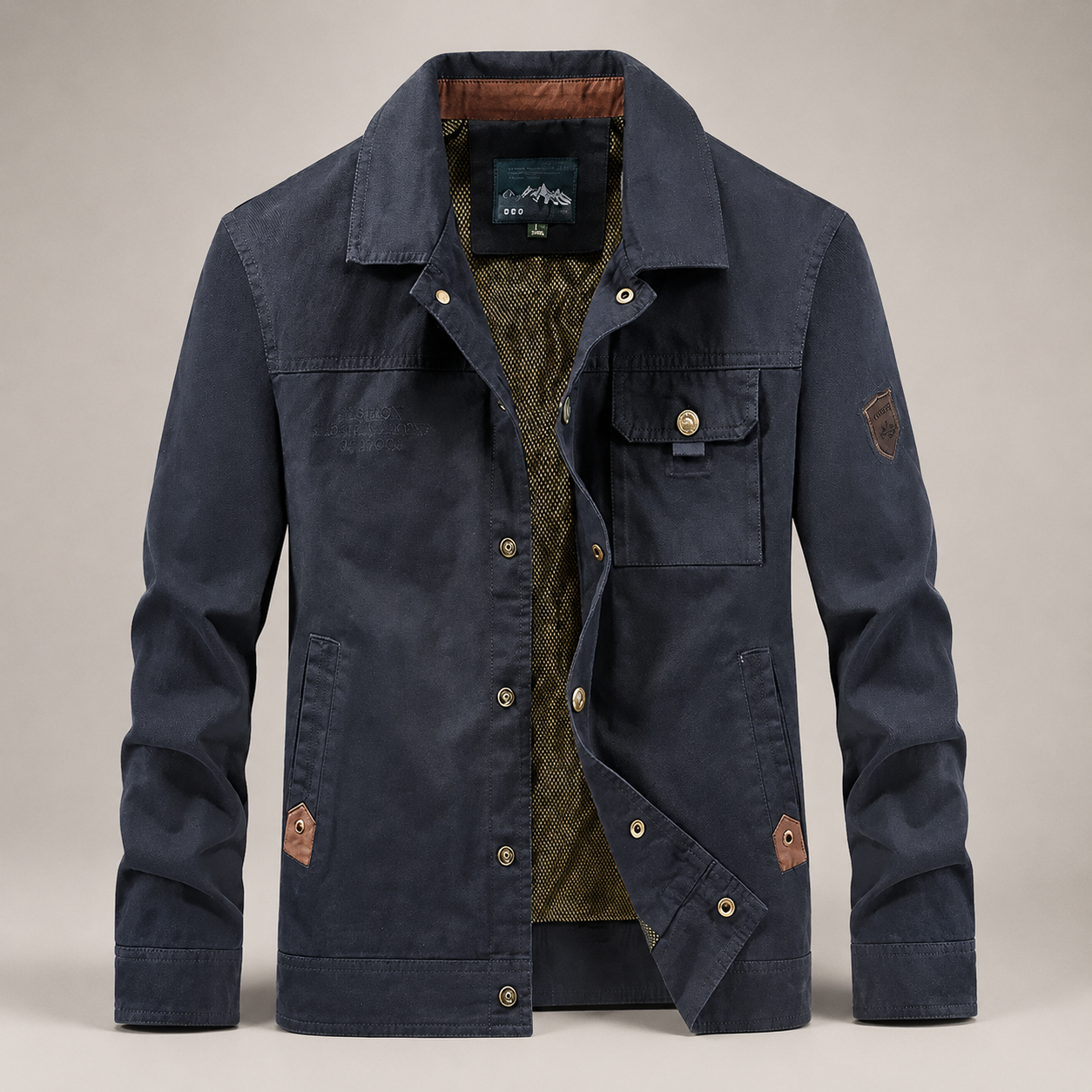 Wyatt Men’s Washed Canvas Utility Jacket