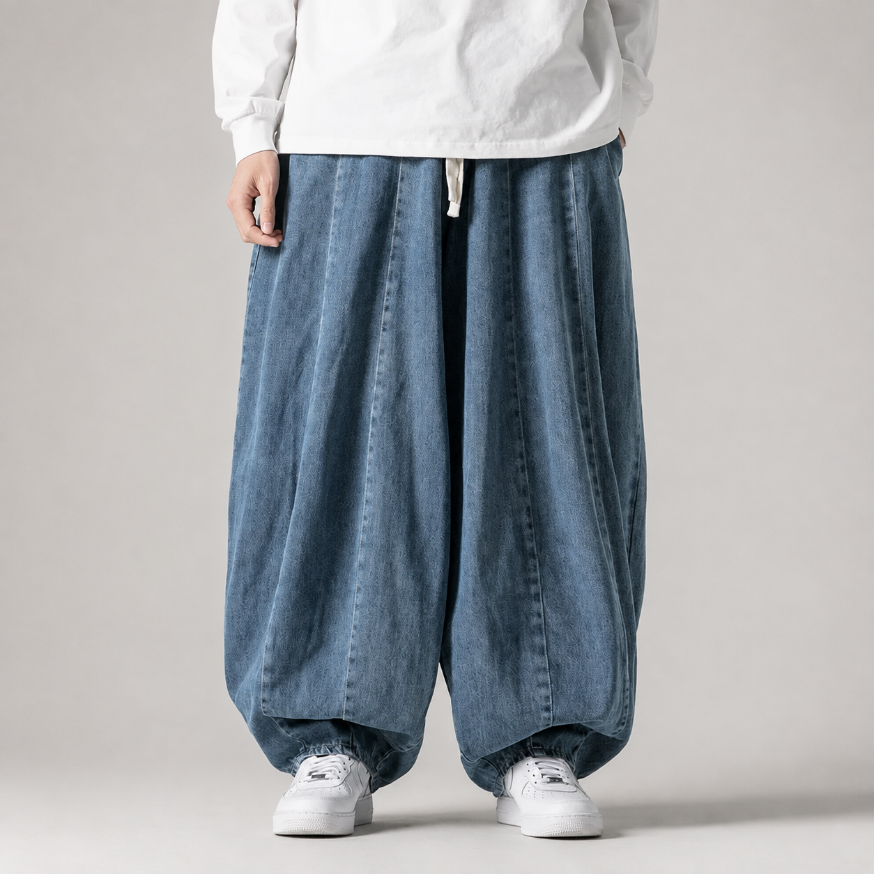 Yorker Men’s Wide-Leg Drawstring Pants