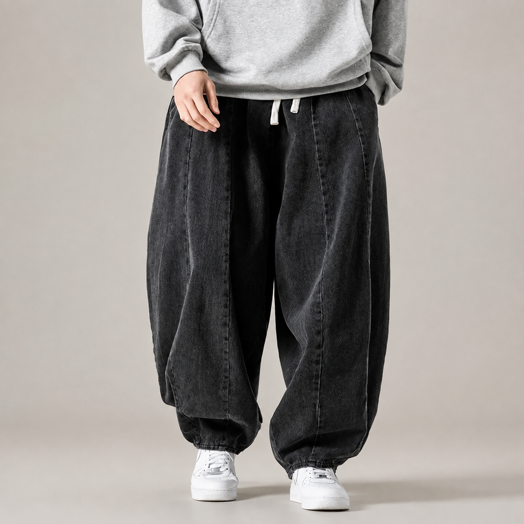 Yorker Men’s Wide-Leg Drawstring Pants