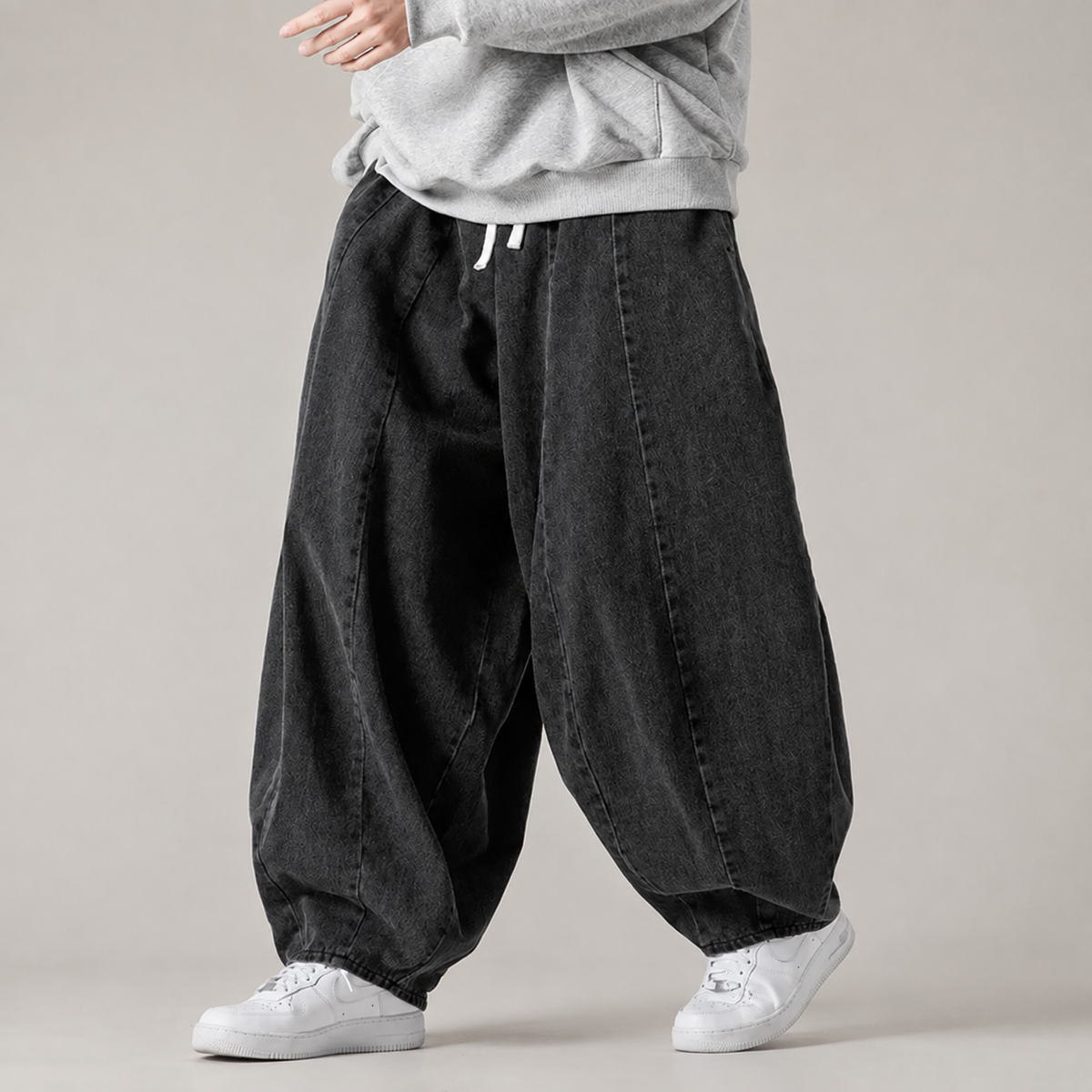 Yorker Men’s Wide-Leg Drawstring Pants