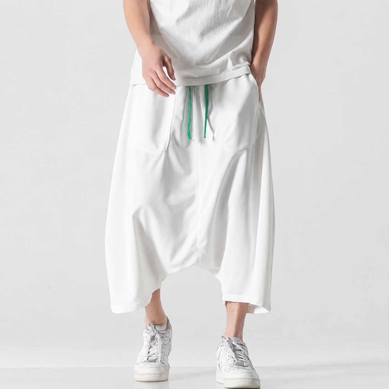 William Drop-Crotch Shorts