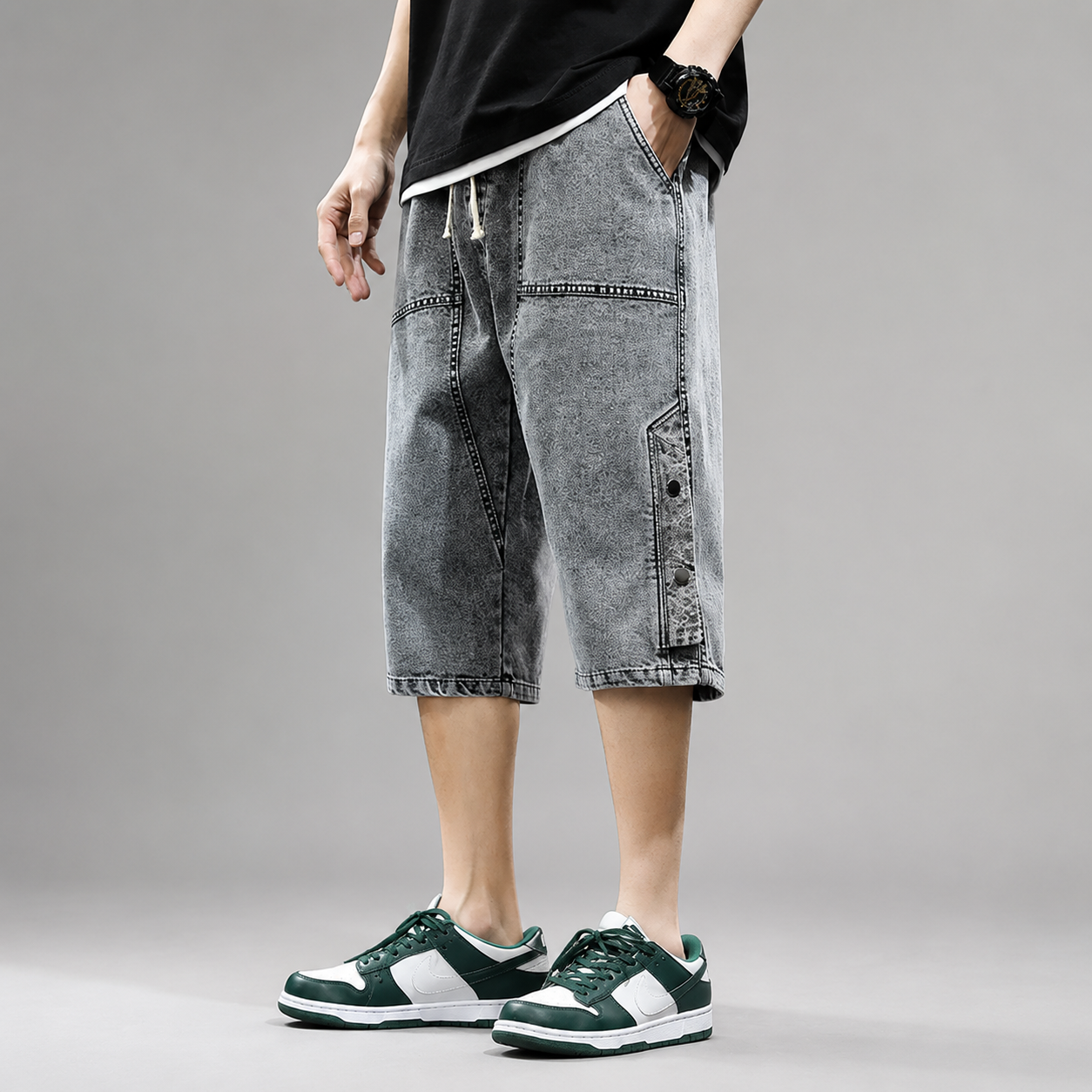 David Denim Shorts