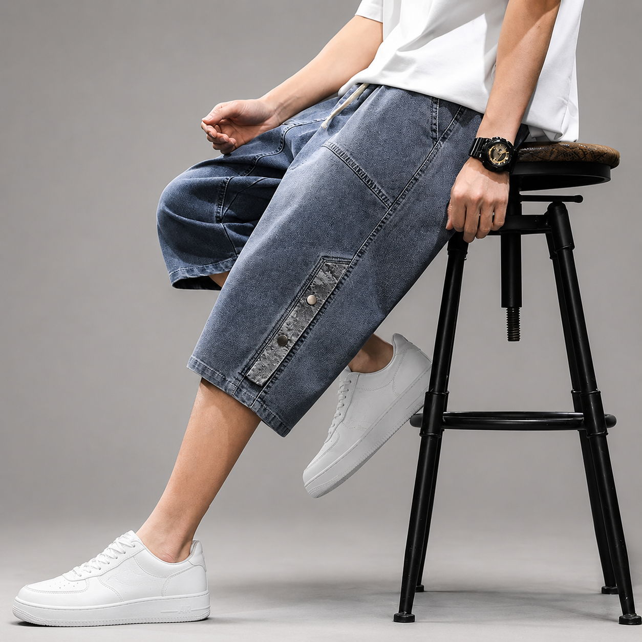 David Denim Shorts
