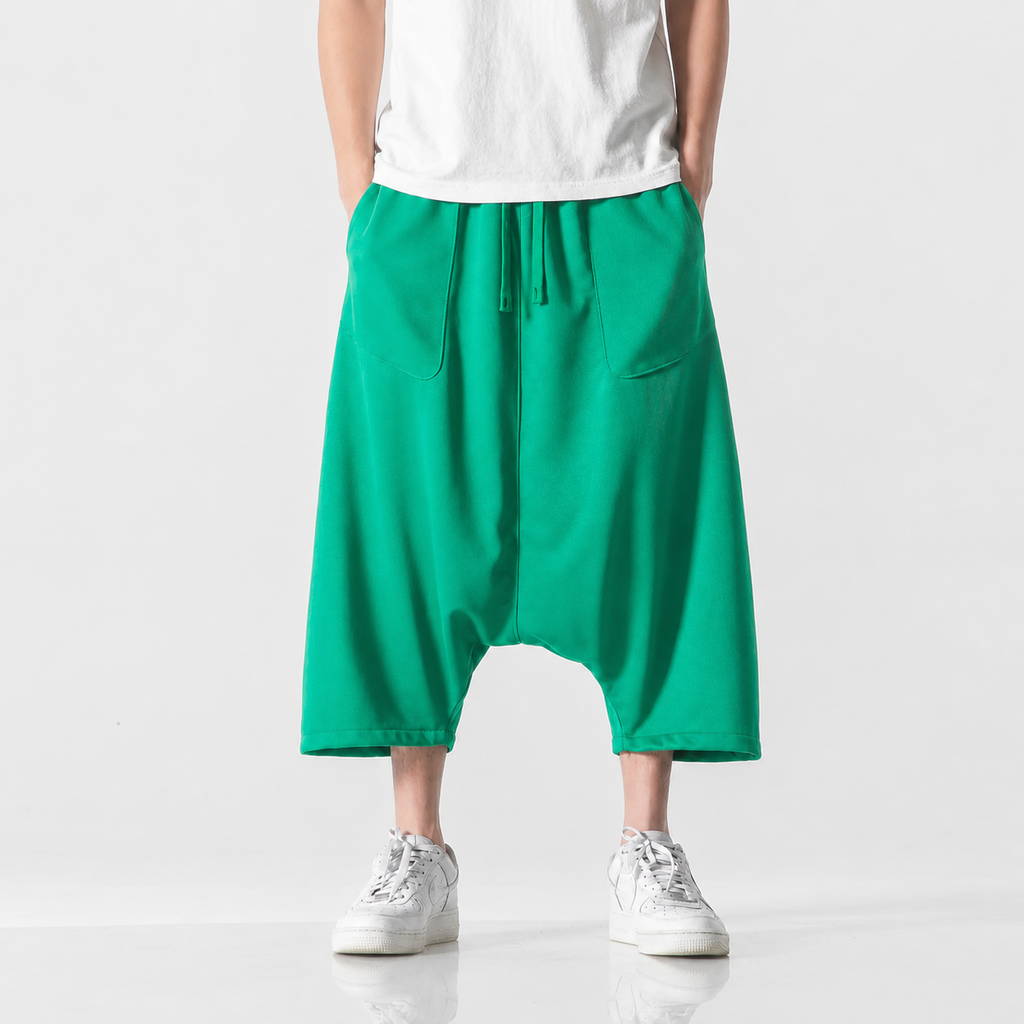 William Drop-Crotch Shorts