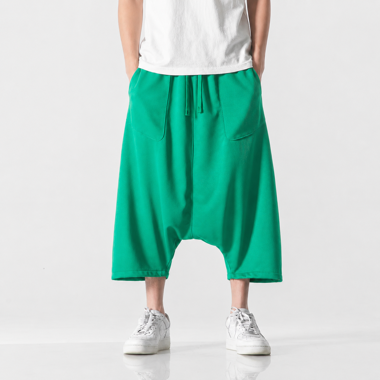 William Drop-Crotch Shorts
