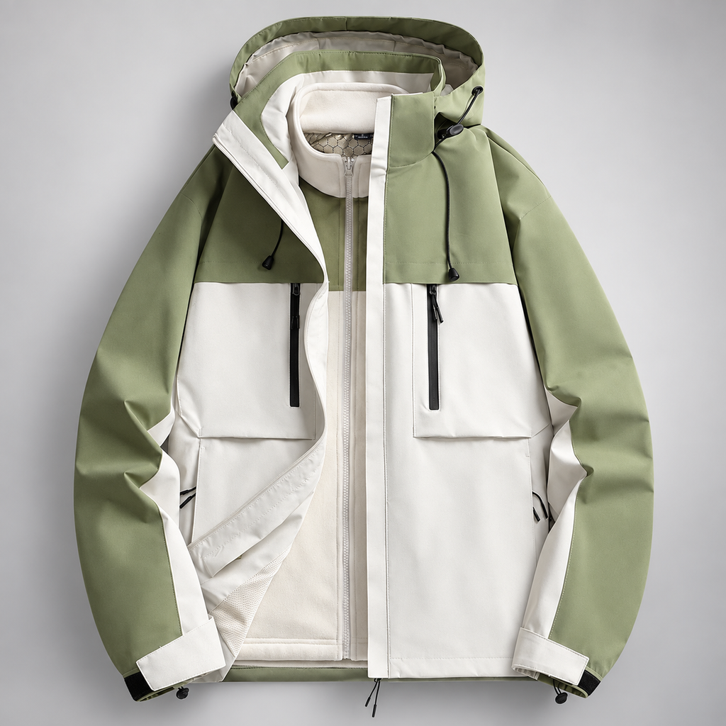 Adrian Men’s Colorblock Hooded Jacket