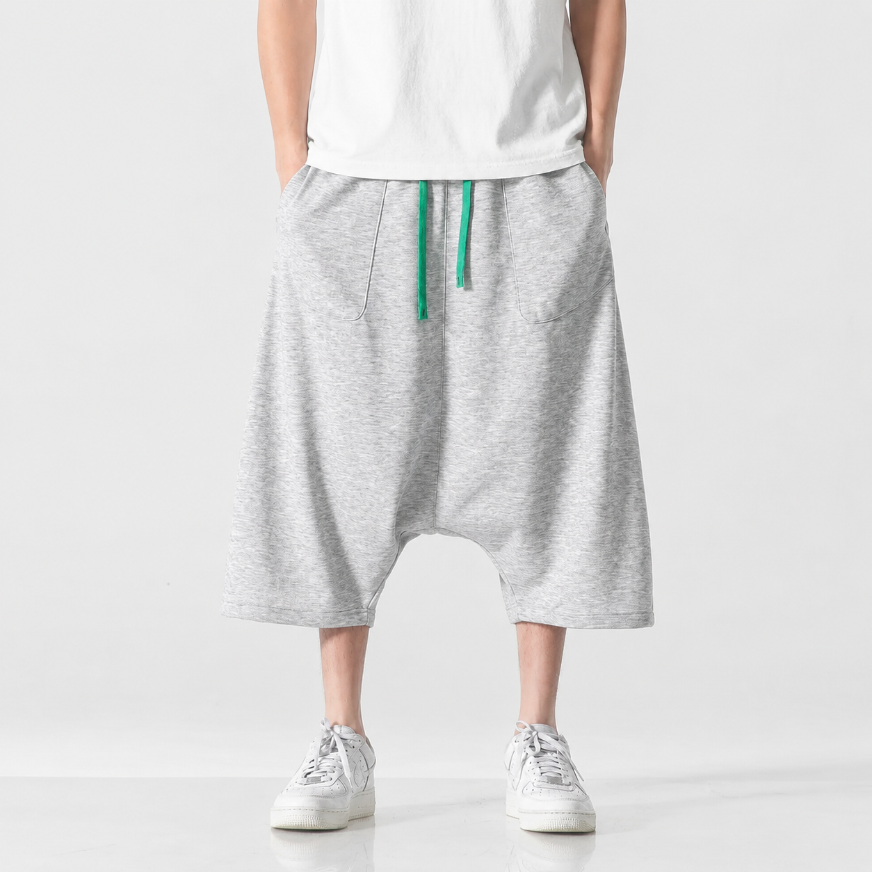 William Drop-Crotch Shorts