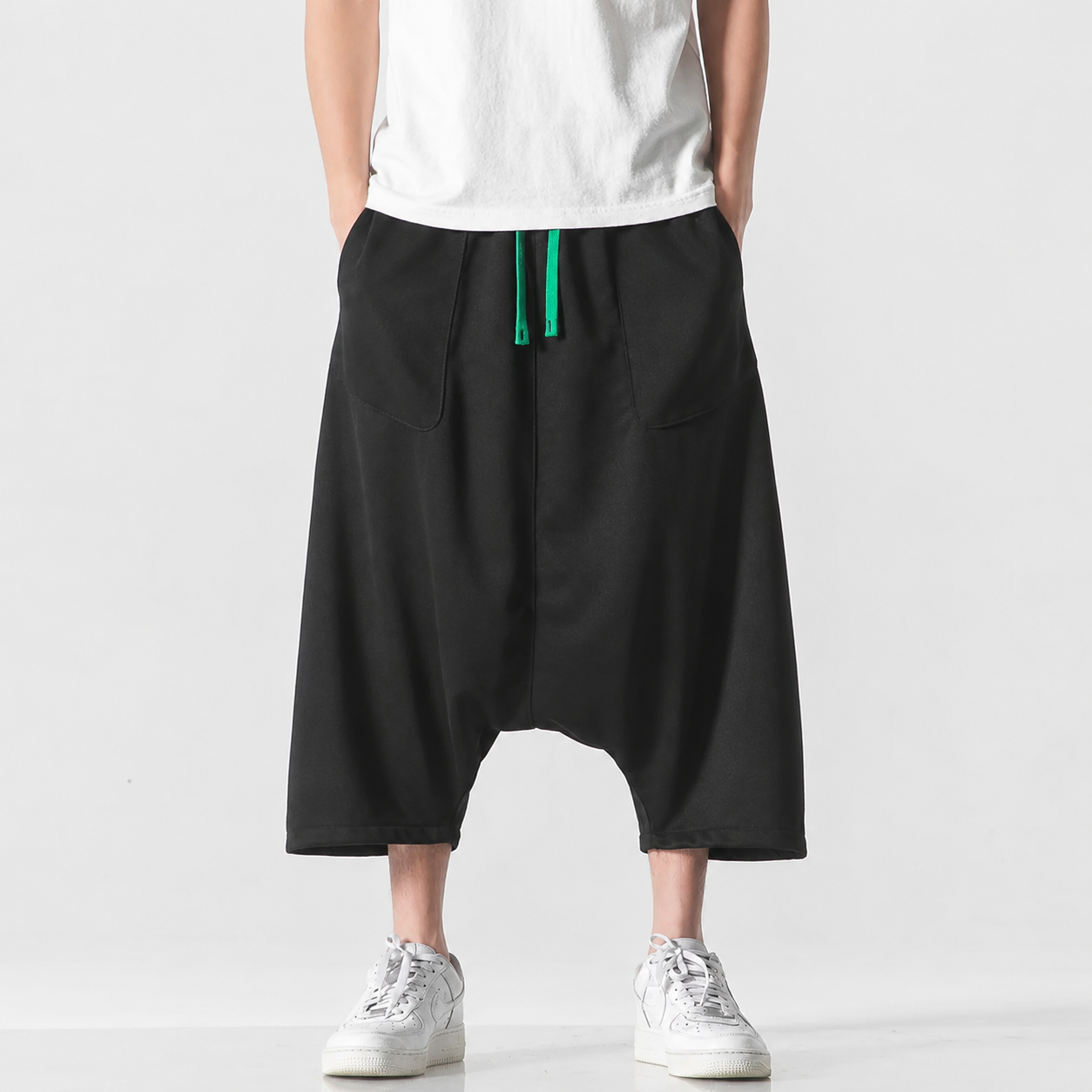 William Drop-Crotch Shorts