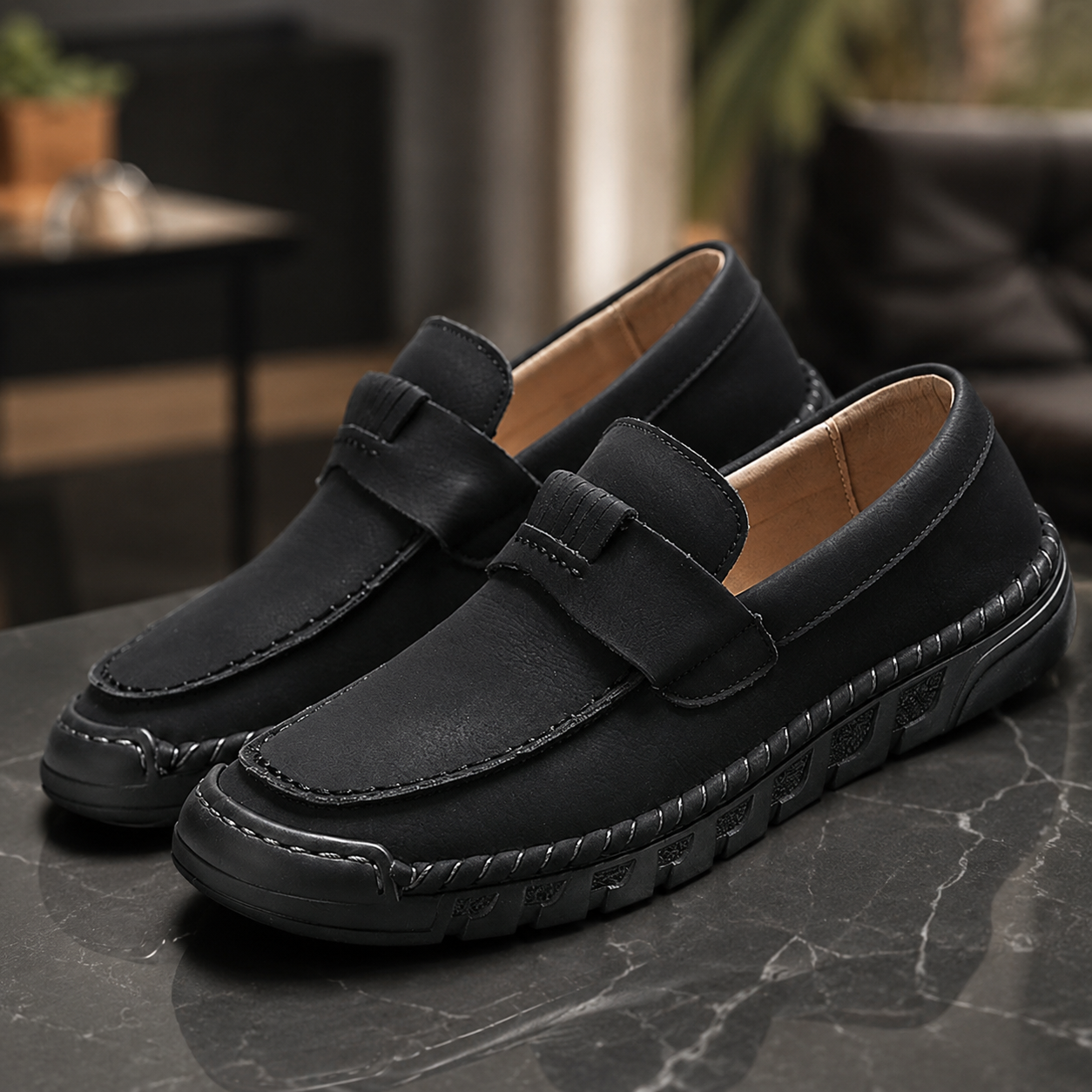 Ronie Leather Loafers