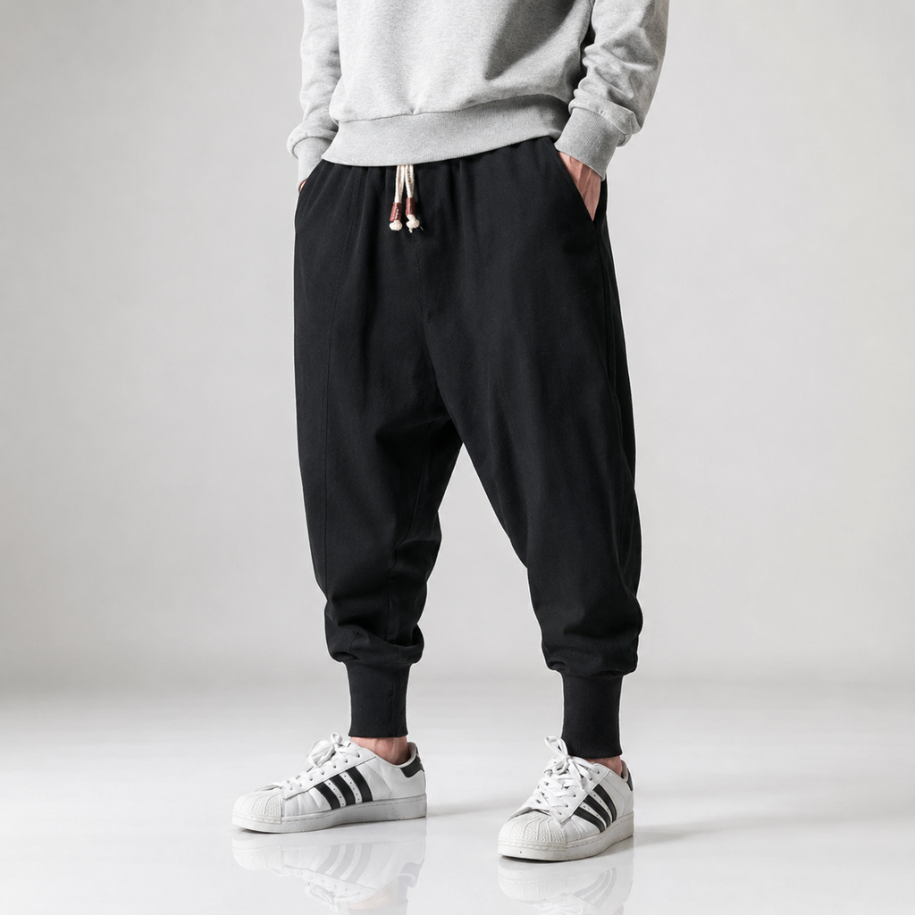 Bradley Men’s Cotton-Blend Harem Pants