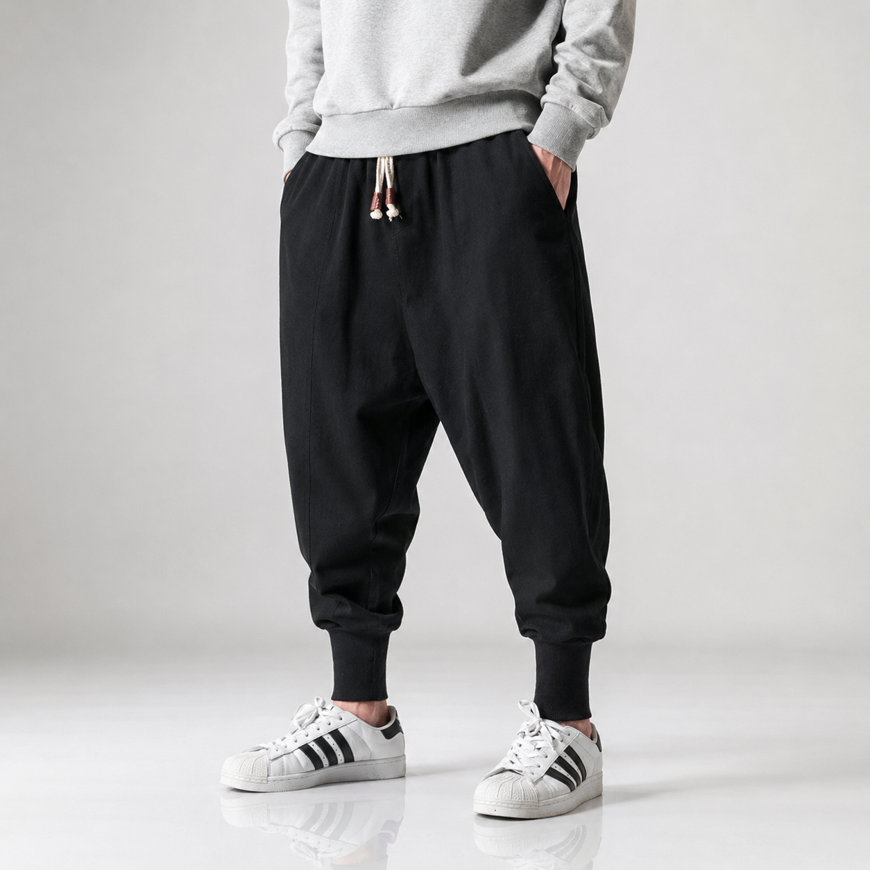 Bradley Men’s Cotton-Blend Harem Pants