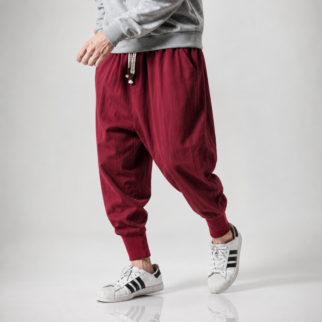 Bradley Men’s Cotton-Blend Harem Pants