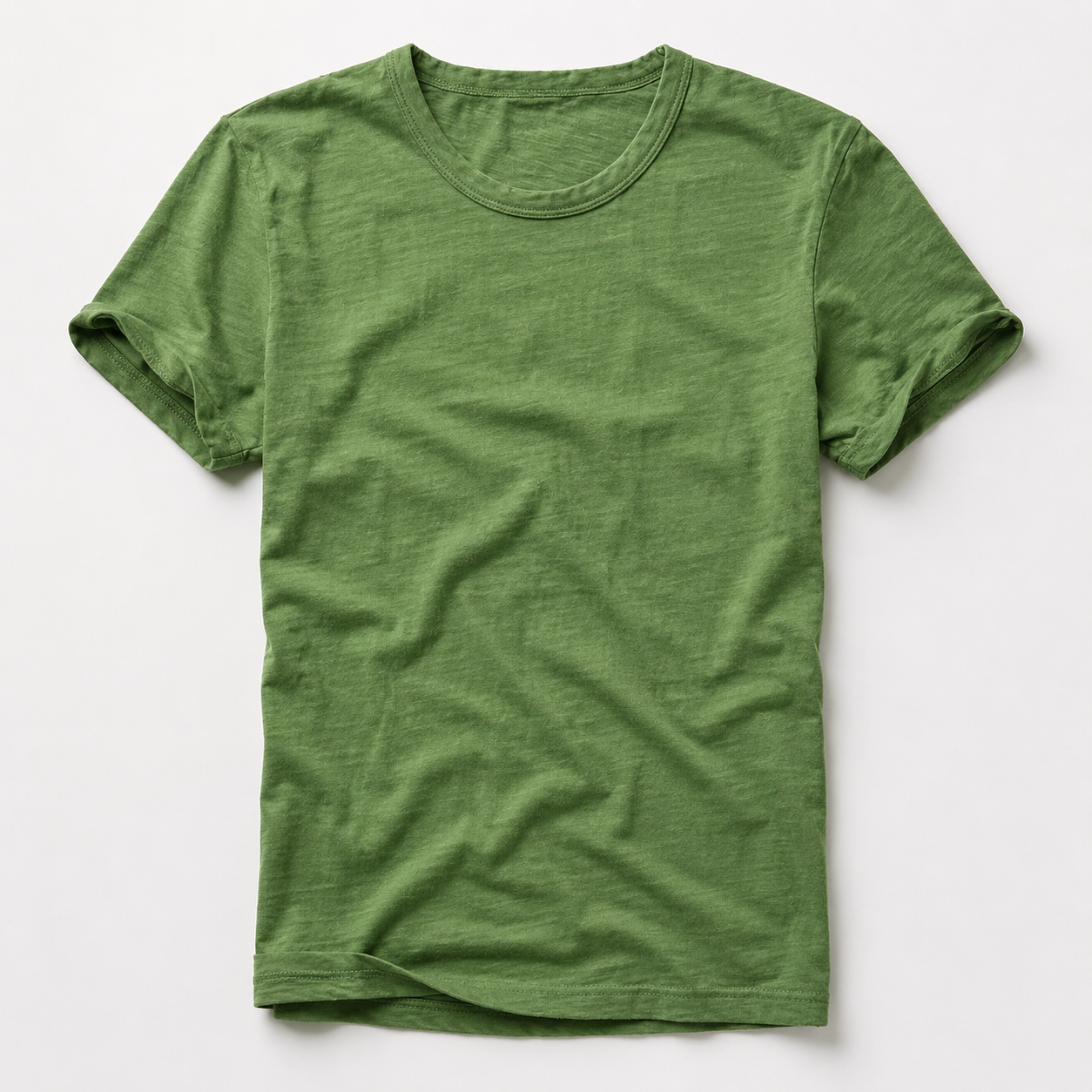 Victor Vintage Wash Organic T-Shirt with Crew Neck and Short Sleeves
