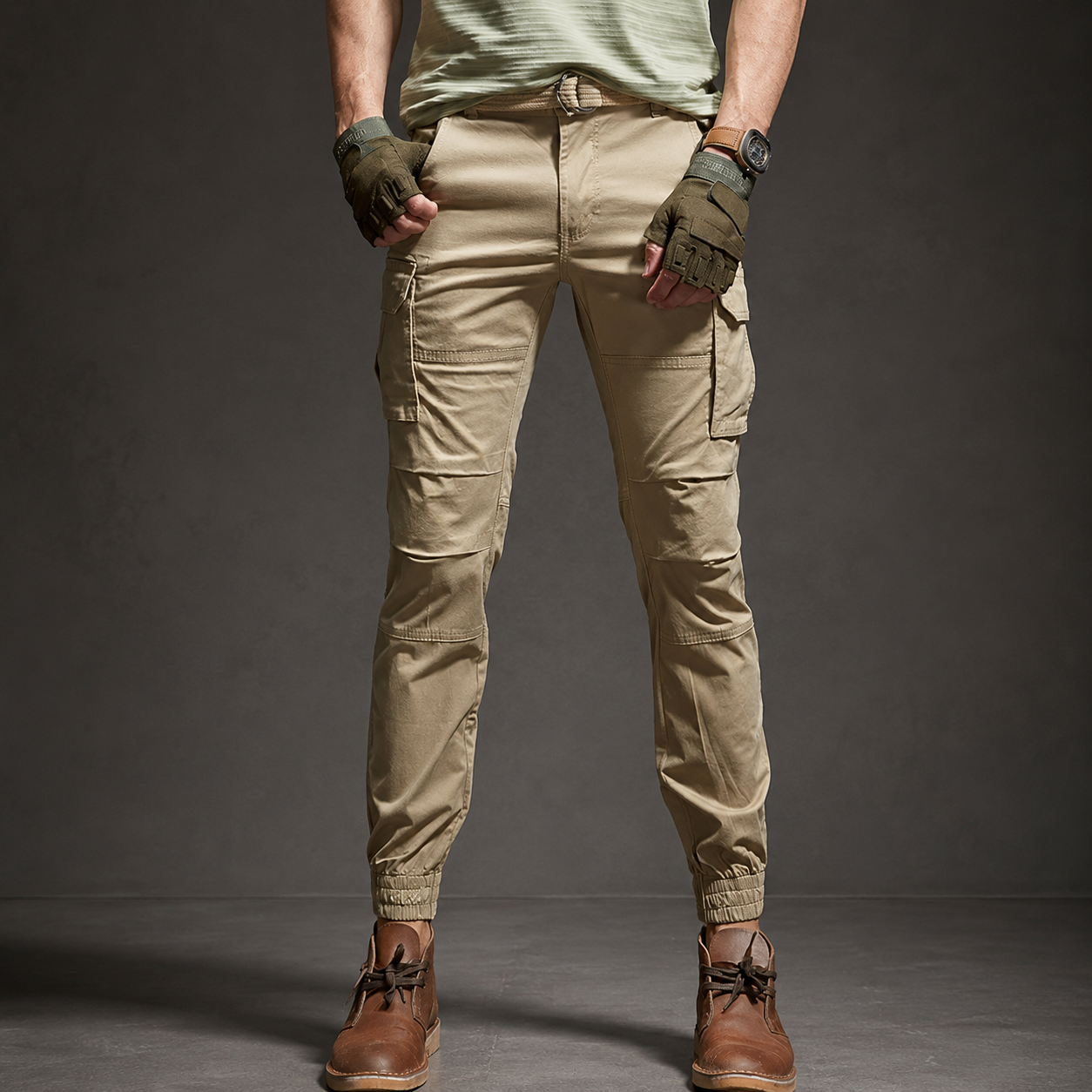 Mateo Men’s Cotton Tactical Cargo Pants
