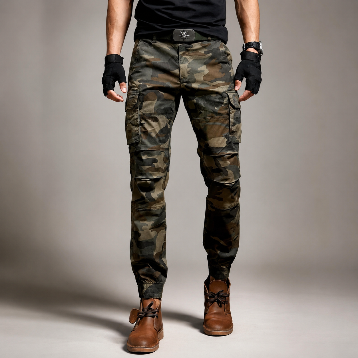 Mateo Men’s Cotton Tactical Cargo Pants