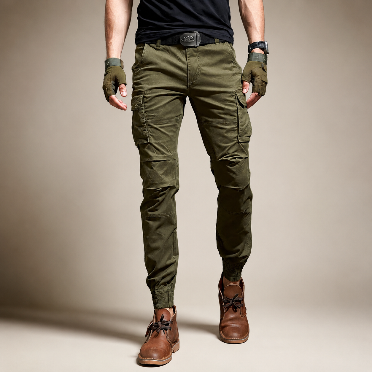 Mateo Men’s Cotton Tactical Cargo Pants