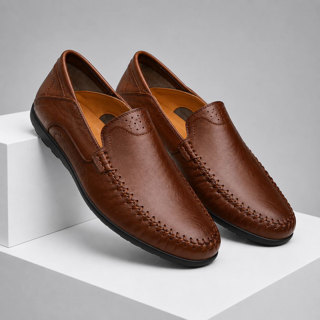 Jackson Men’s Leather Slip-On Loafers
