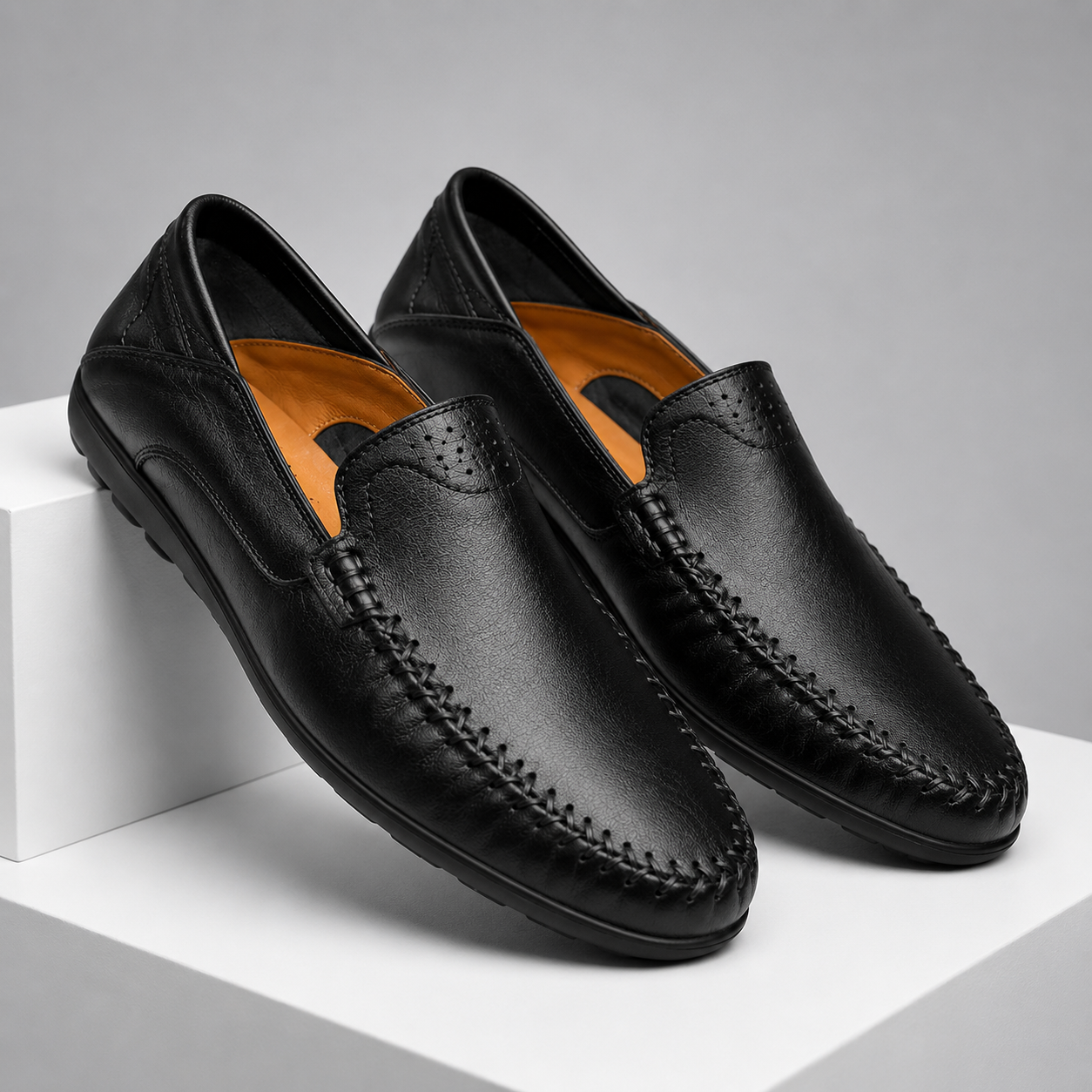 Jackson Men’s Leather Slip-On Loafers