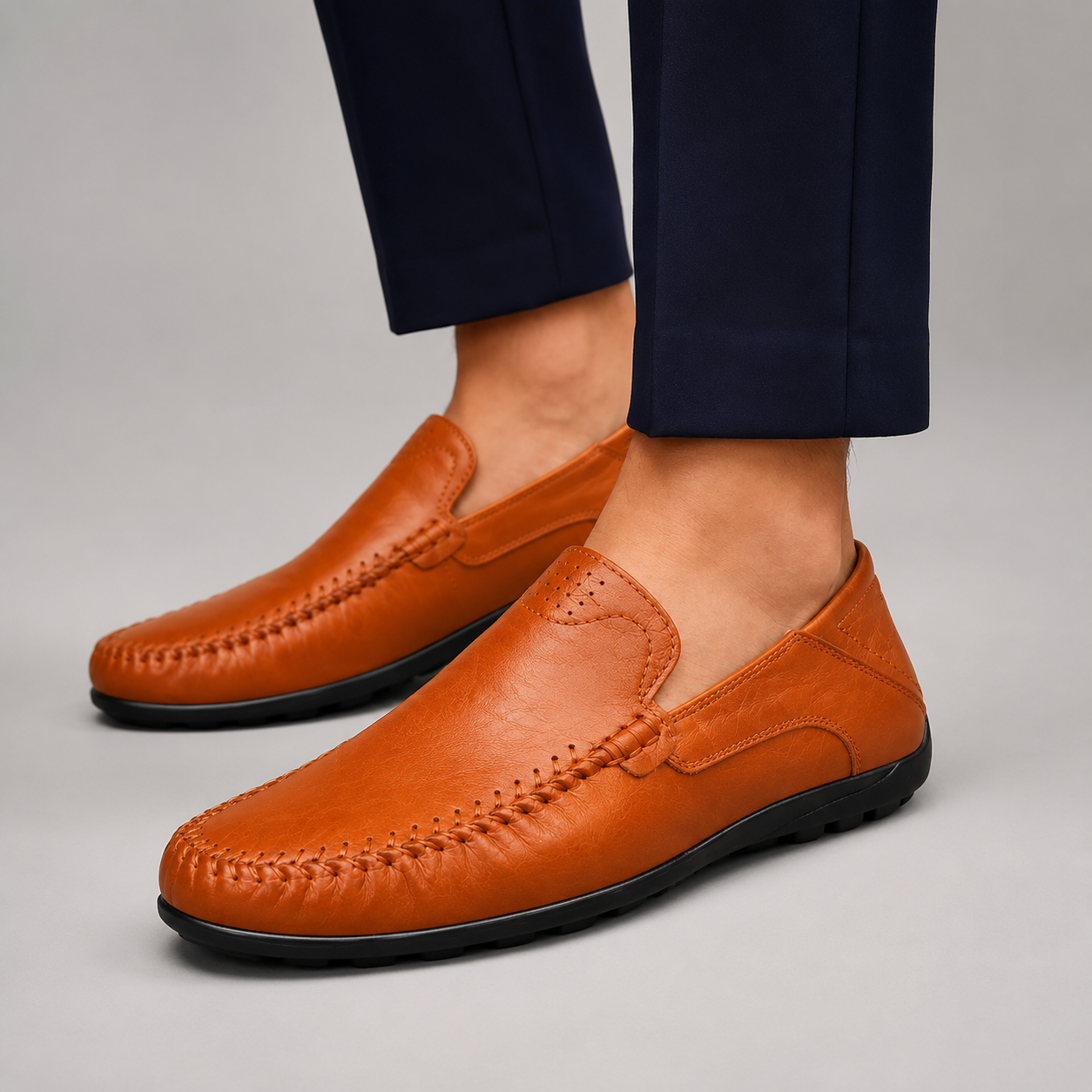 Jackson Men’s Leather Slip-On Loafers