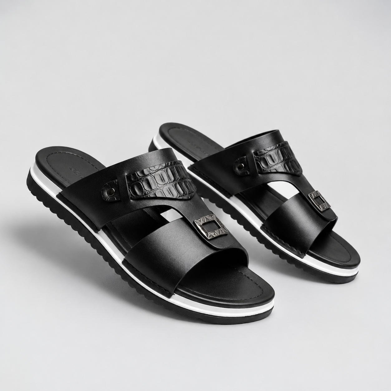 Mason Men’s Leather Slip-On Sandals