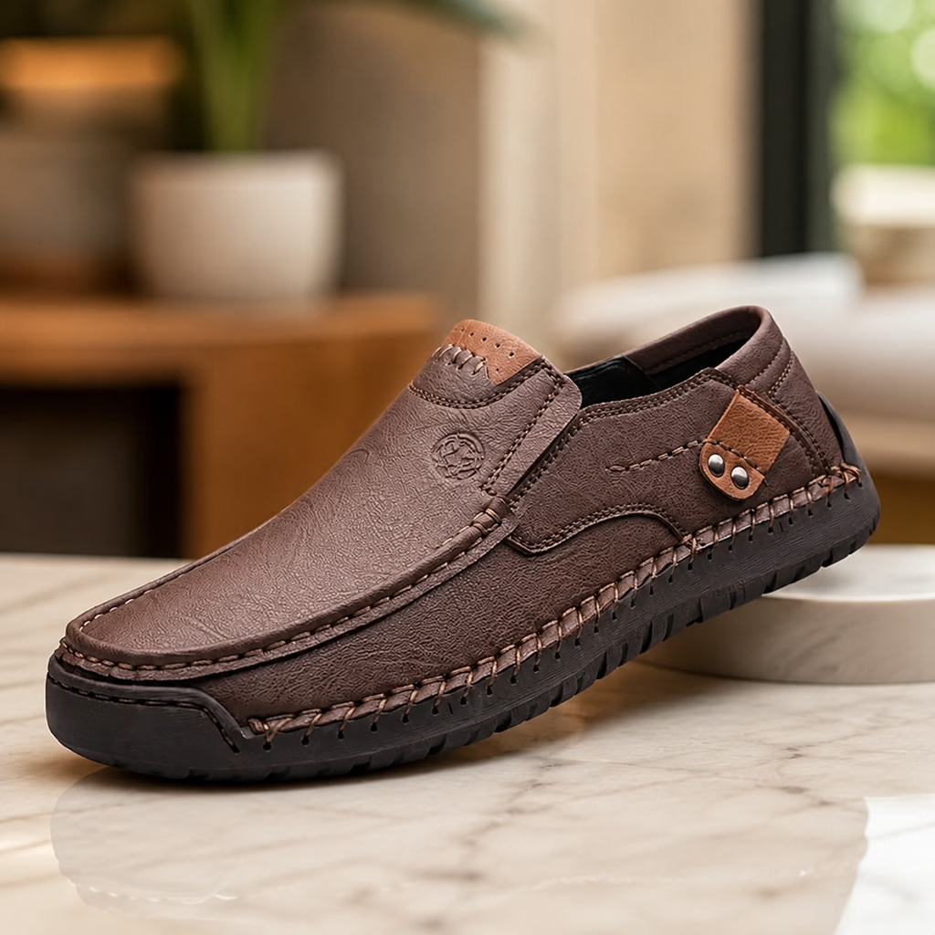James Leather Loafers
