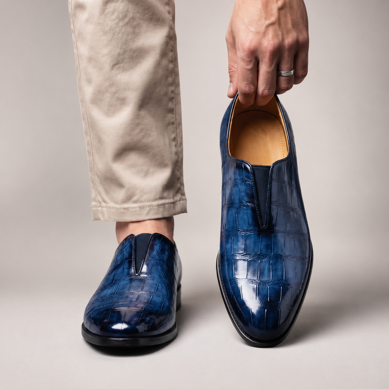 Eliot Men’s Genuine Leather Loafers