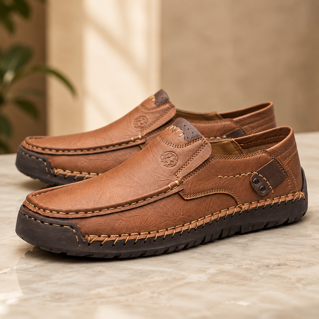 James Leather Loafers