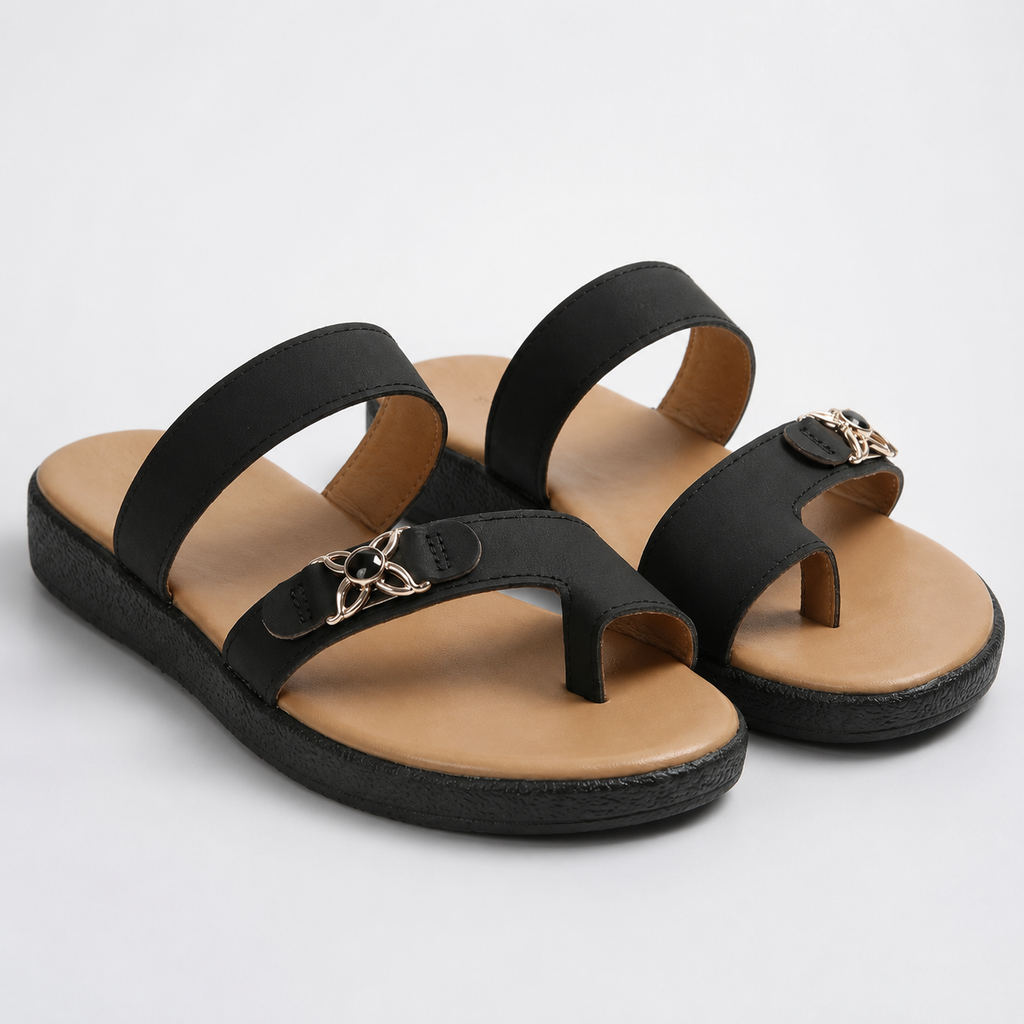 Harper Women’s Leather Toe-Loop Sandals