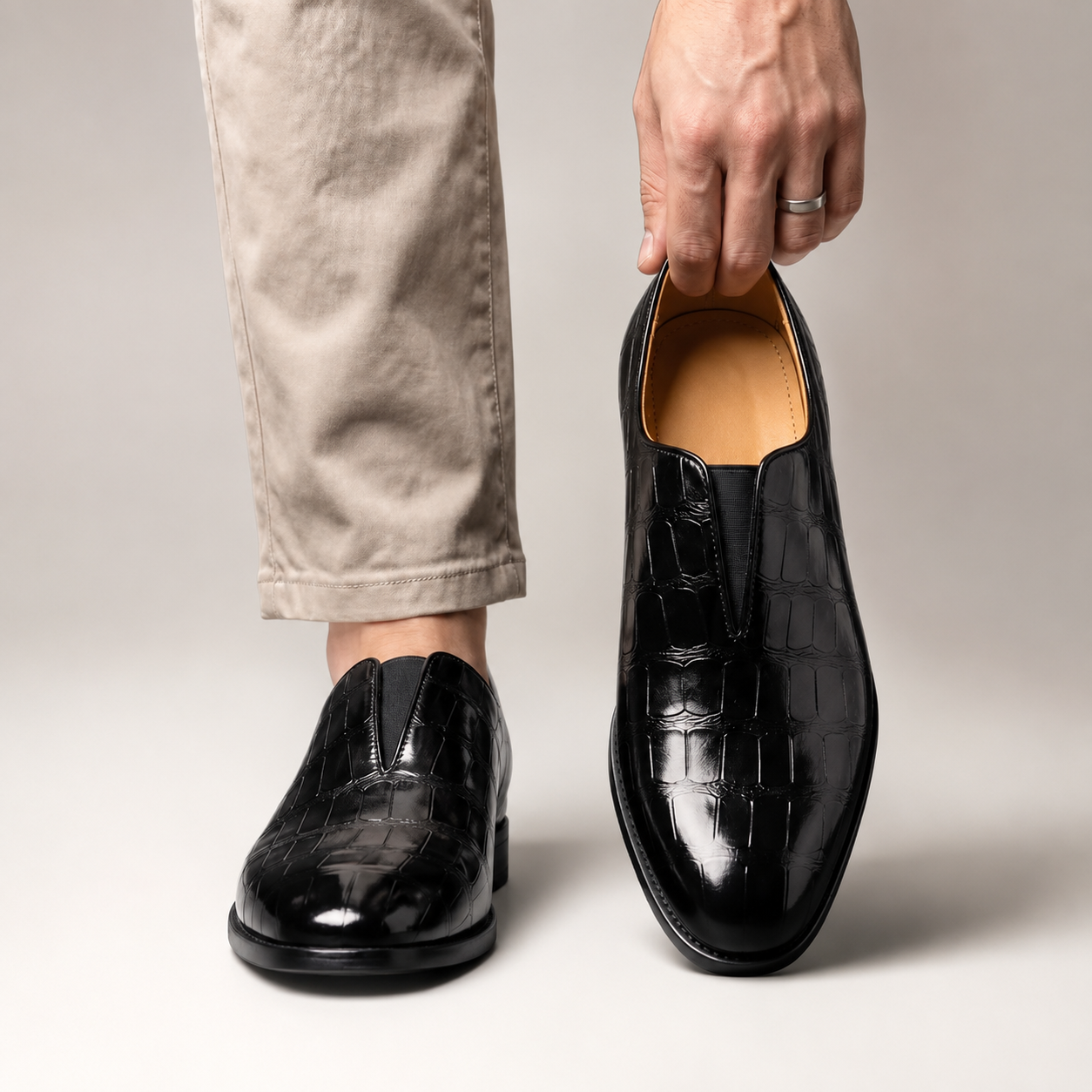Eliot Men’s Genuine Leather Loafers