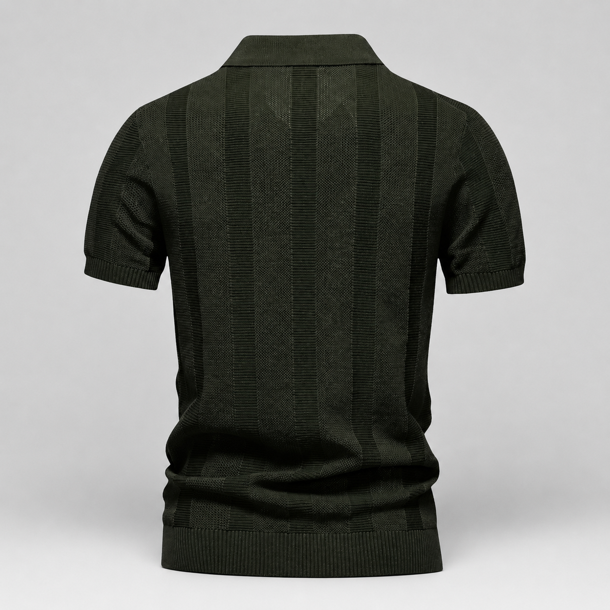 Anthony Men’s Textured Knit Polo Shirt