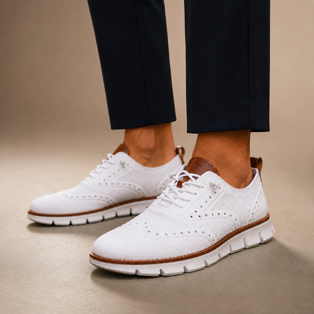 Parker Men’s Knit Wingtip Sneakers