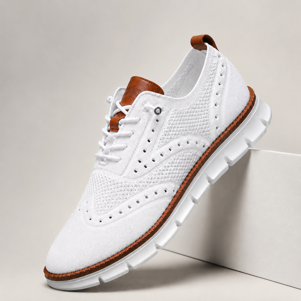 Parker Men’s Knit Wingtip Sneakers