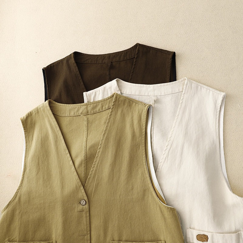 Savannah Button Vest