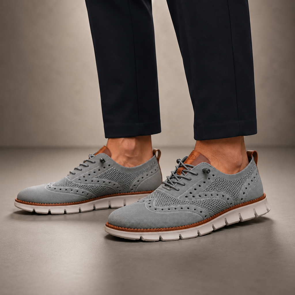Parker Men’s Knit Wingtip Sneakers