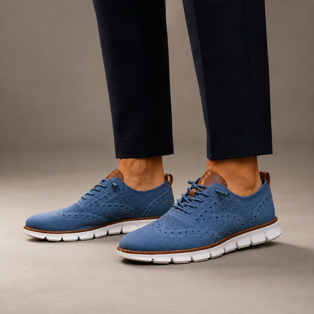 Parker Men’s Knit Wingtip Sneakers