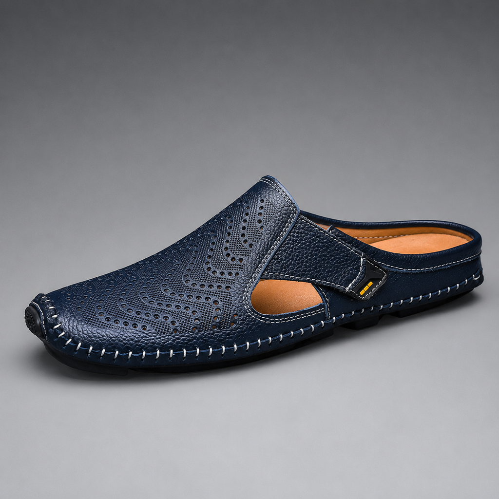 Oliver Men’s Leather Closed-Toe Sandals