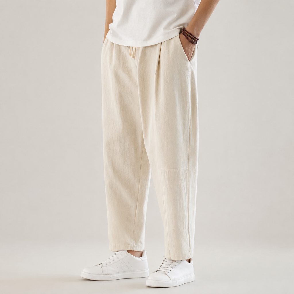 Boston Cropped Cotton Pants