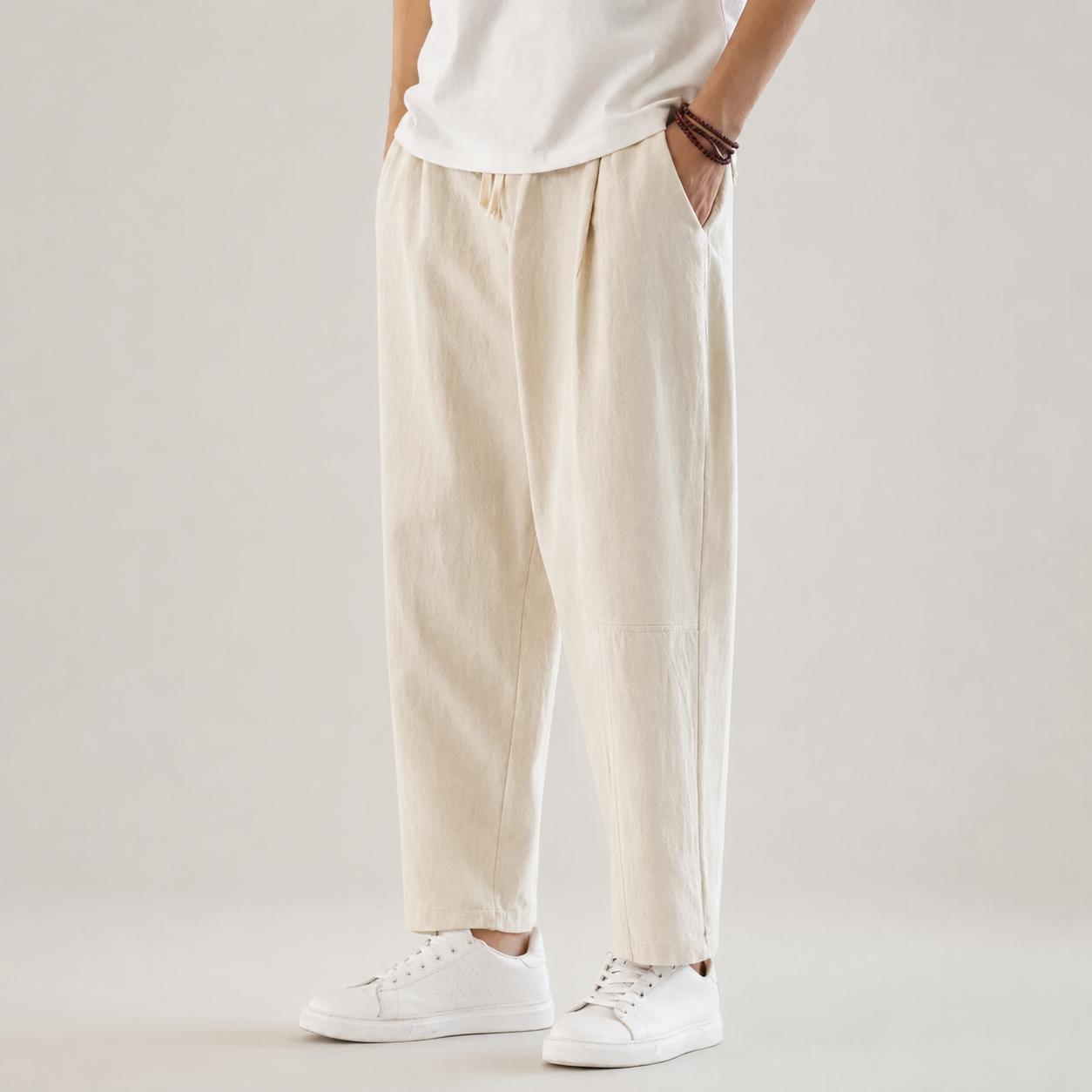 Boston Cropped Cotton Pants