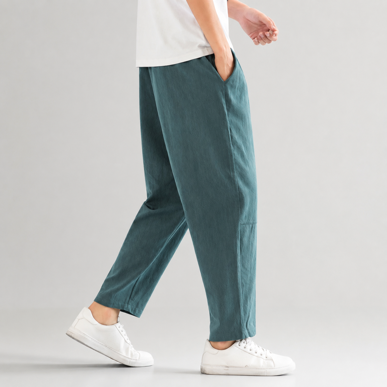 Boston Cropped Cotton Pants