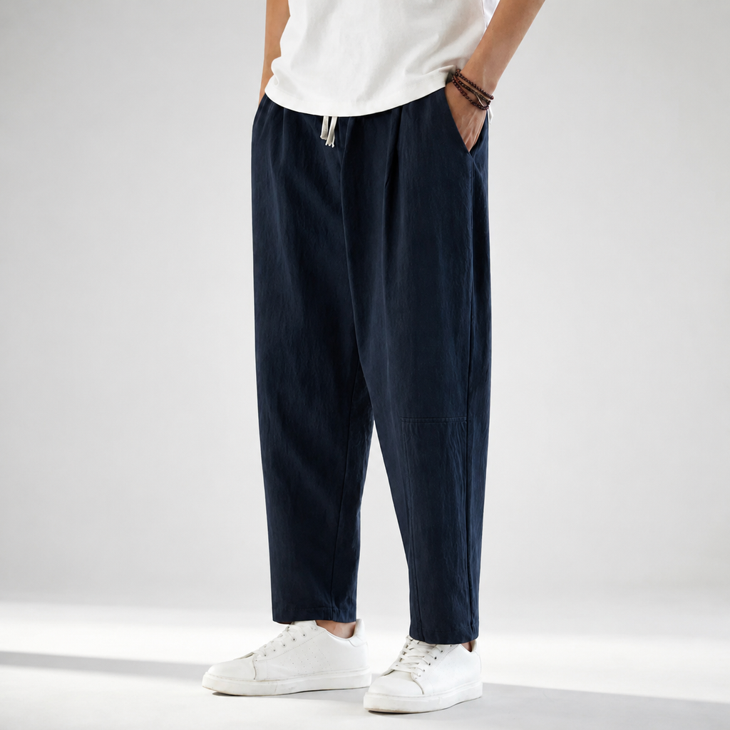 Boston Cropped Cotton Pants