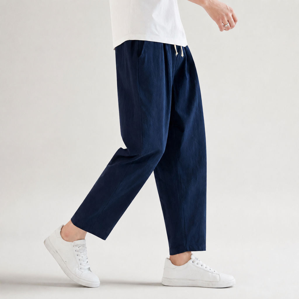 Boston Cropped Cotton Pants